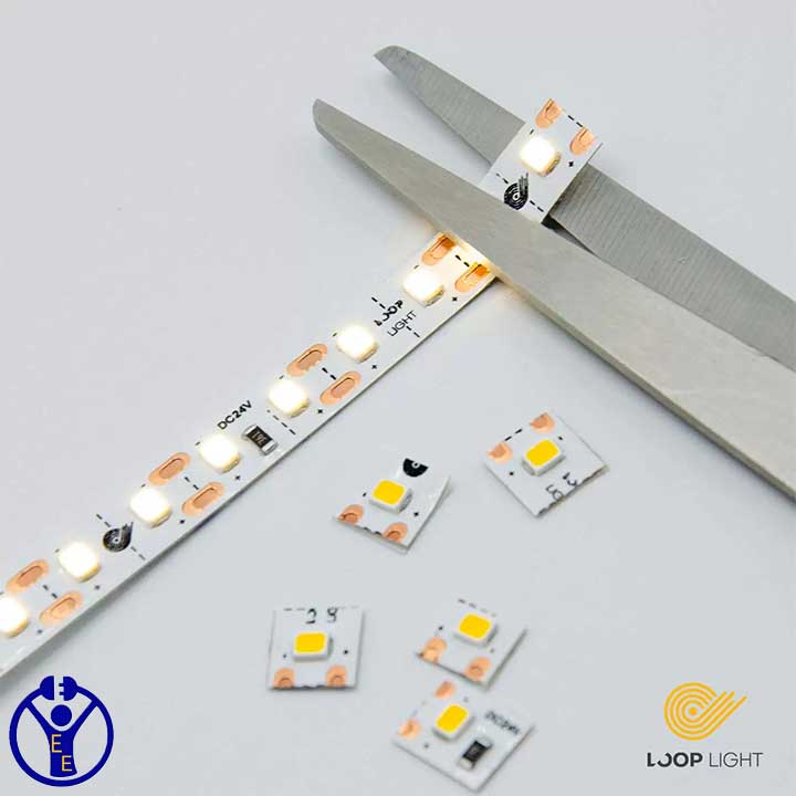 ریسه SMD LED نواری 24 ولت لوپ لایت تراشه ۲۸۳۵ مدل LB-P2420