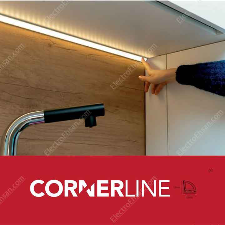 ریسه SMD LED لوپ لایت تراشه ۲۸۳۵ تراکم ۱۲۰ مدل LB-CORNER